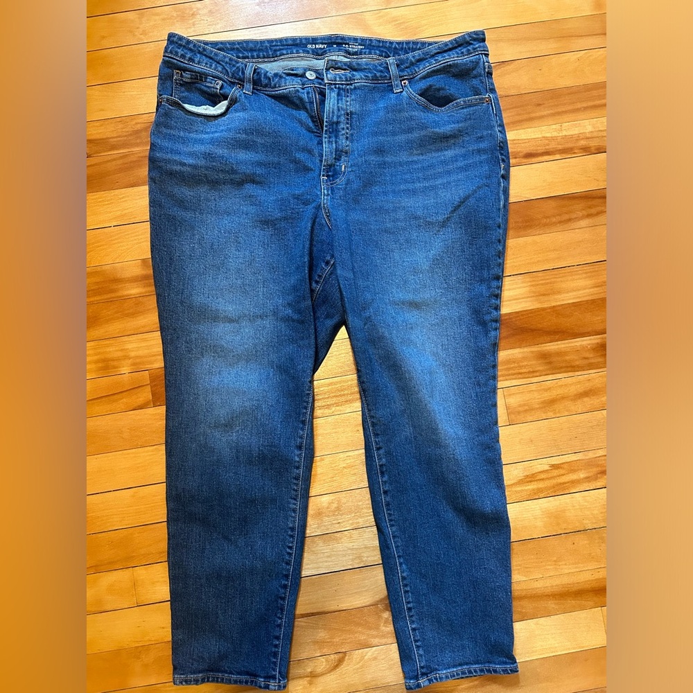 Old Navy OG Straight high rise jeans size 18